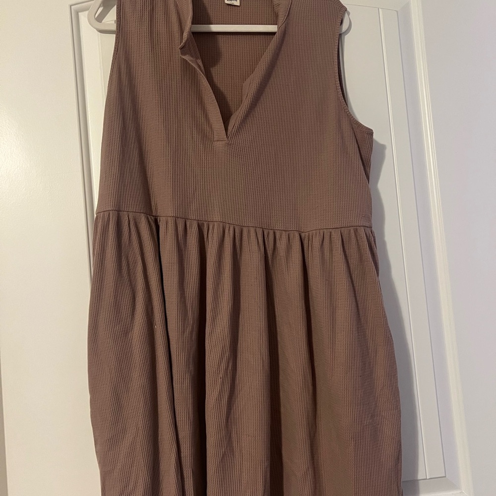 Sew In Love Mauve Textured dress